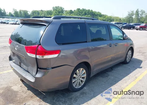 2011 Toyota Sienna Xle из США, поврежденный, VIN 5TDDK3DC3BS007445